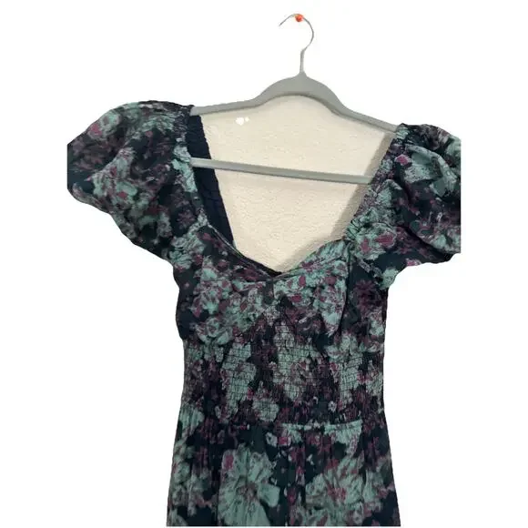 Free People Sundrenched Floral Tiered Maxi Sundress Small S NEW $168 - Picture 3 of 7